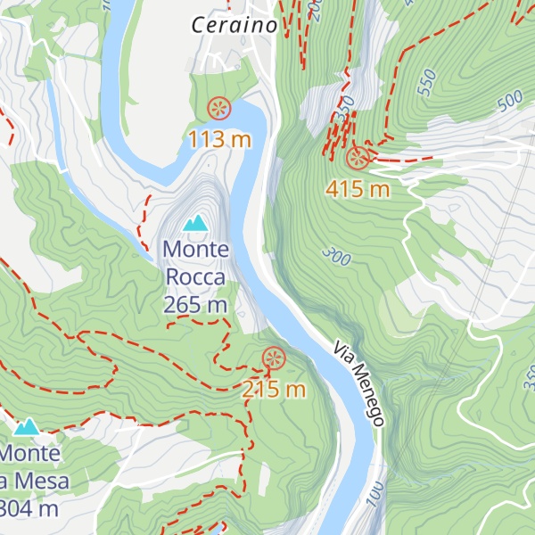 Map of La Chiusa