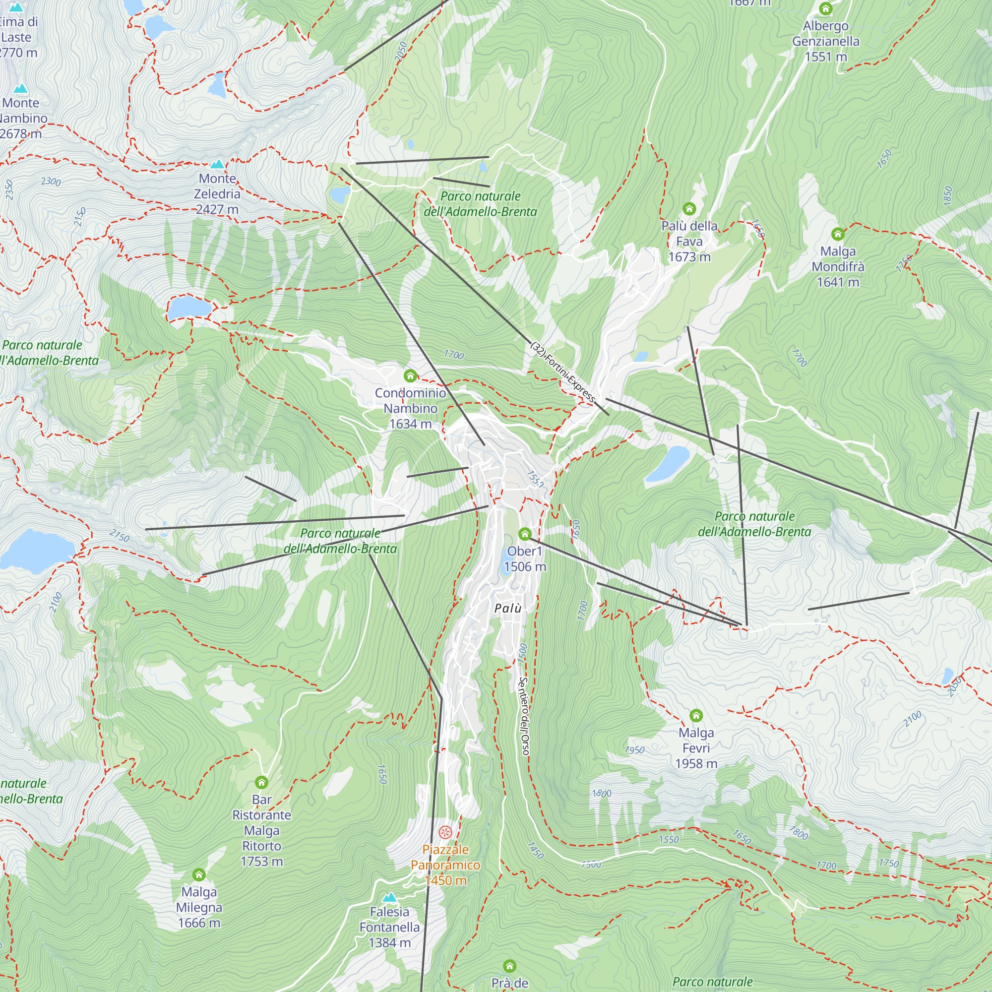 La Cantina di Suisse map