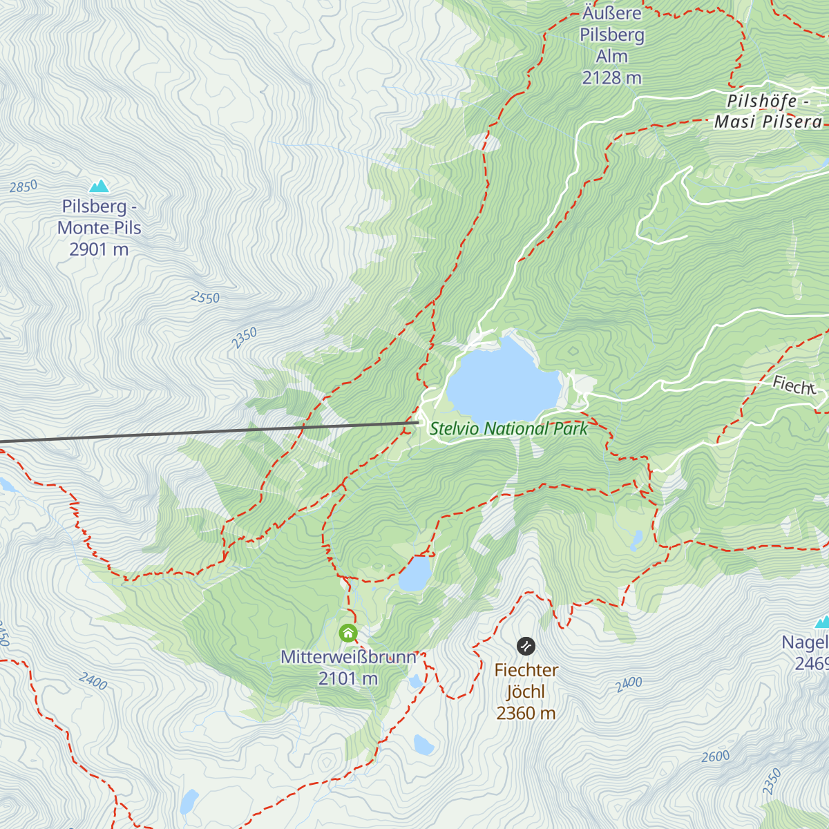 Weißbrunn Bergrestaurant map