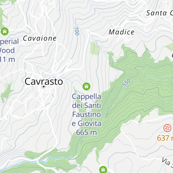 Map of Cappella dei Santi Faustino e Giovita