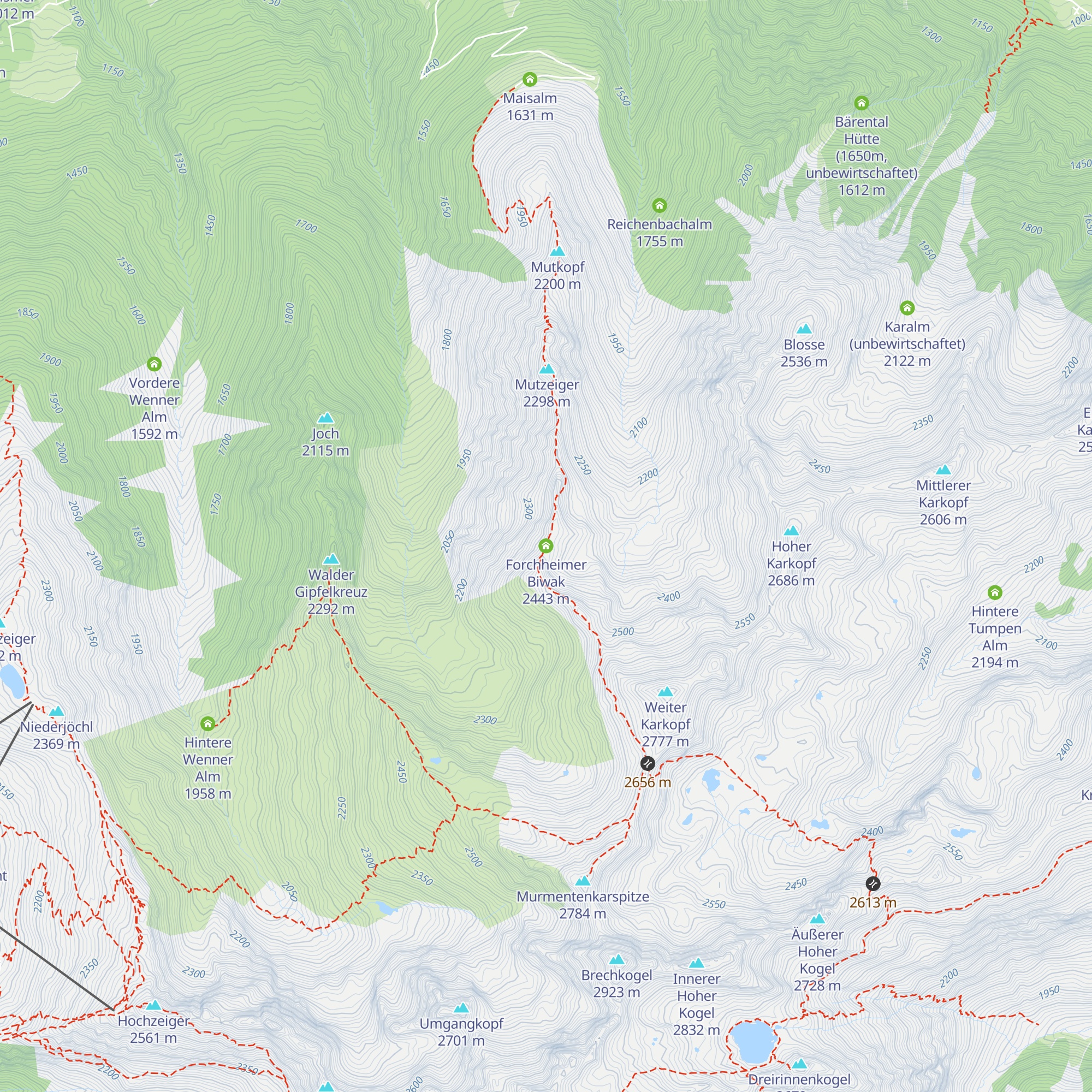 Forchheimer Biwak map