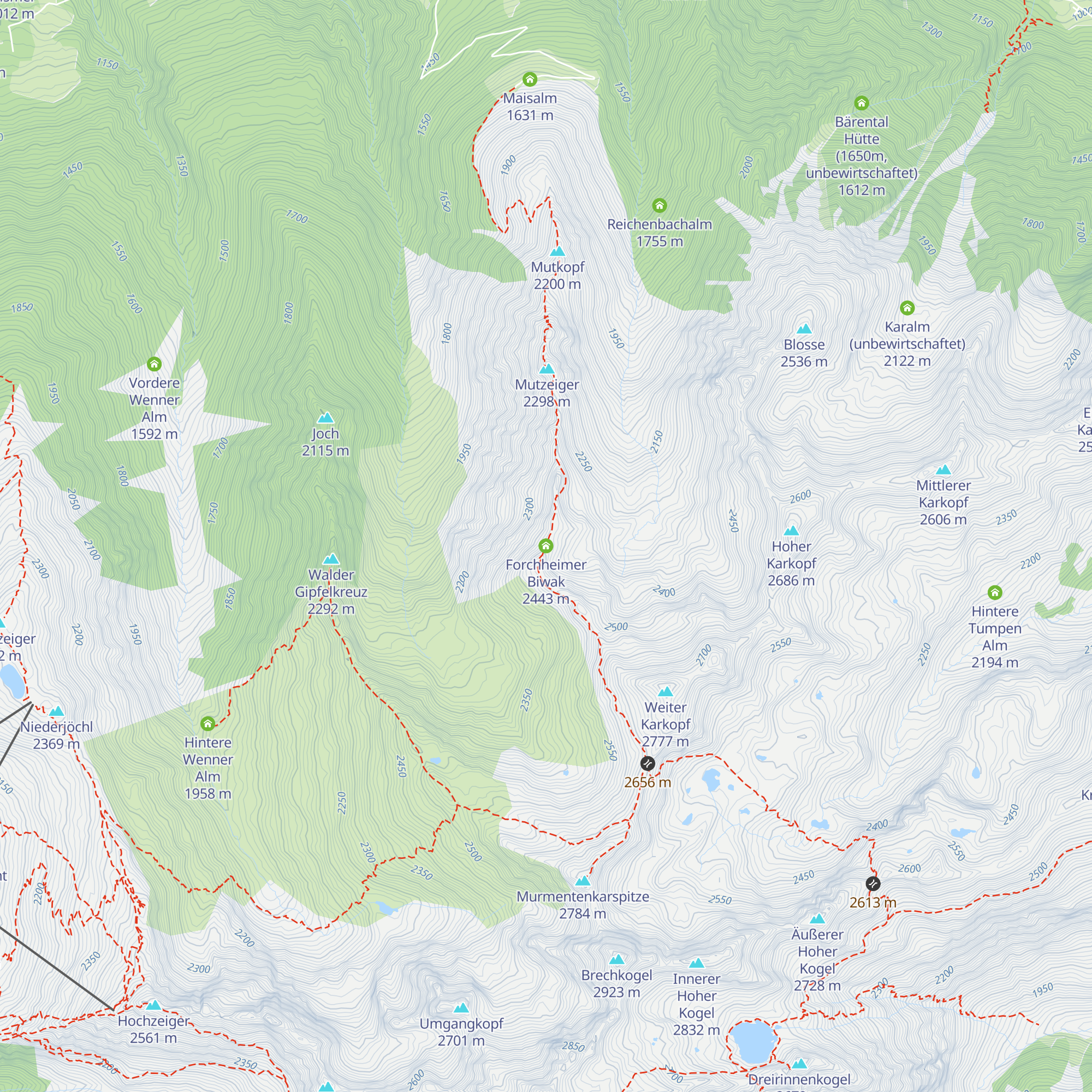 Forchheimer Biwak map