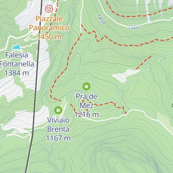 Map of Prà de Mez