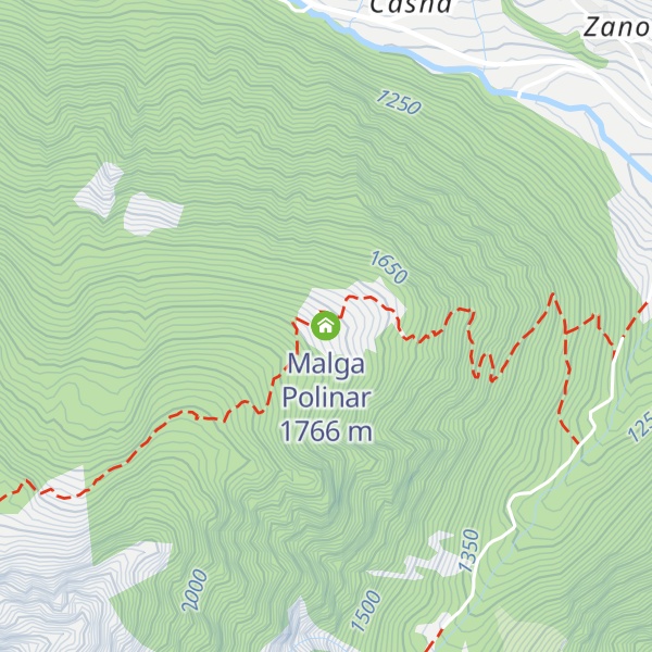 Map of Malga Polinar
