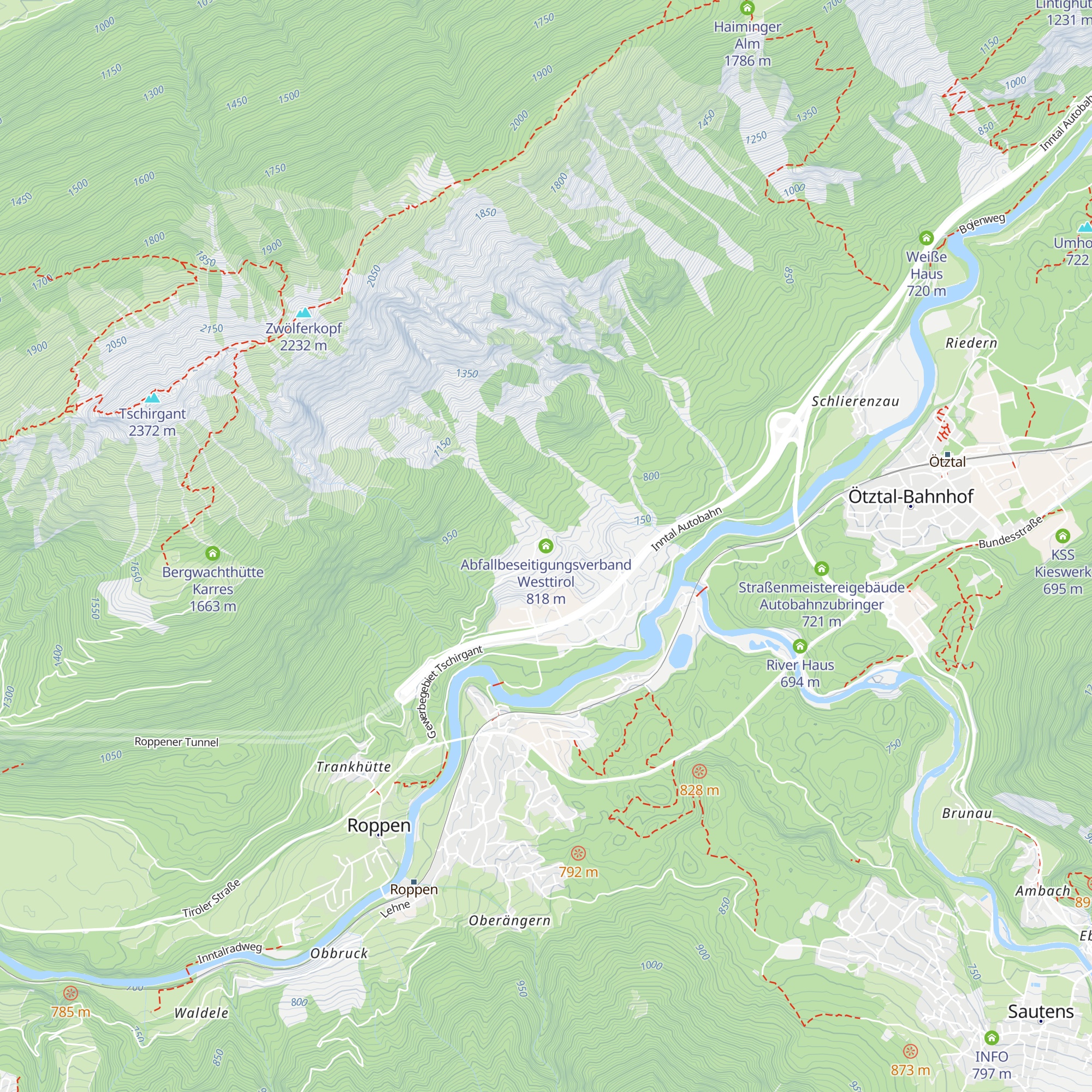 Abfallbeseitigungsverband Westtirol map