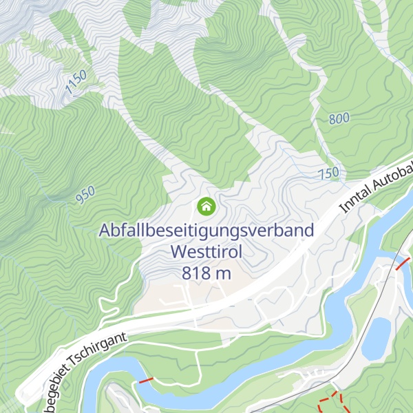 Map of Abfallbeseitigungsverband Westtirol