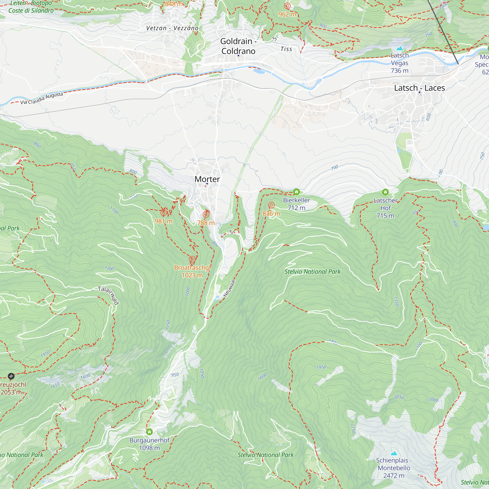 Schlosshof zu Montani map