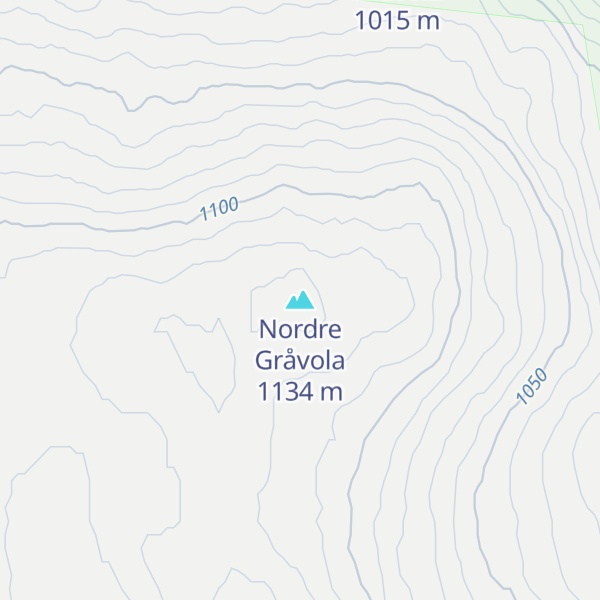 Map of Nordre Gråvola