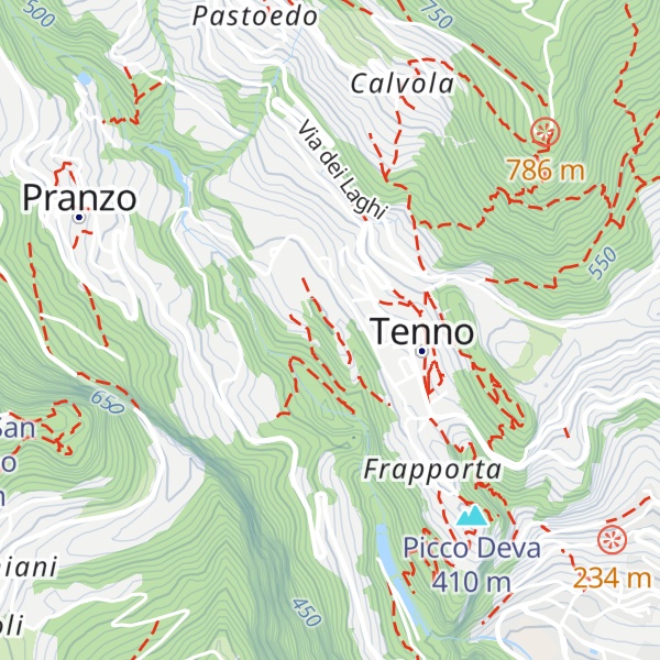 Map of Dos dele Strie
