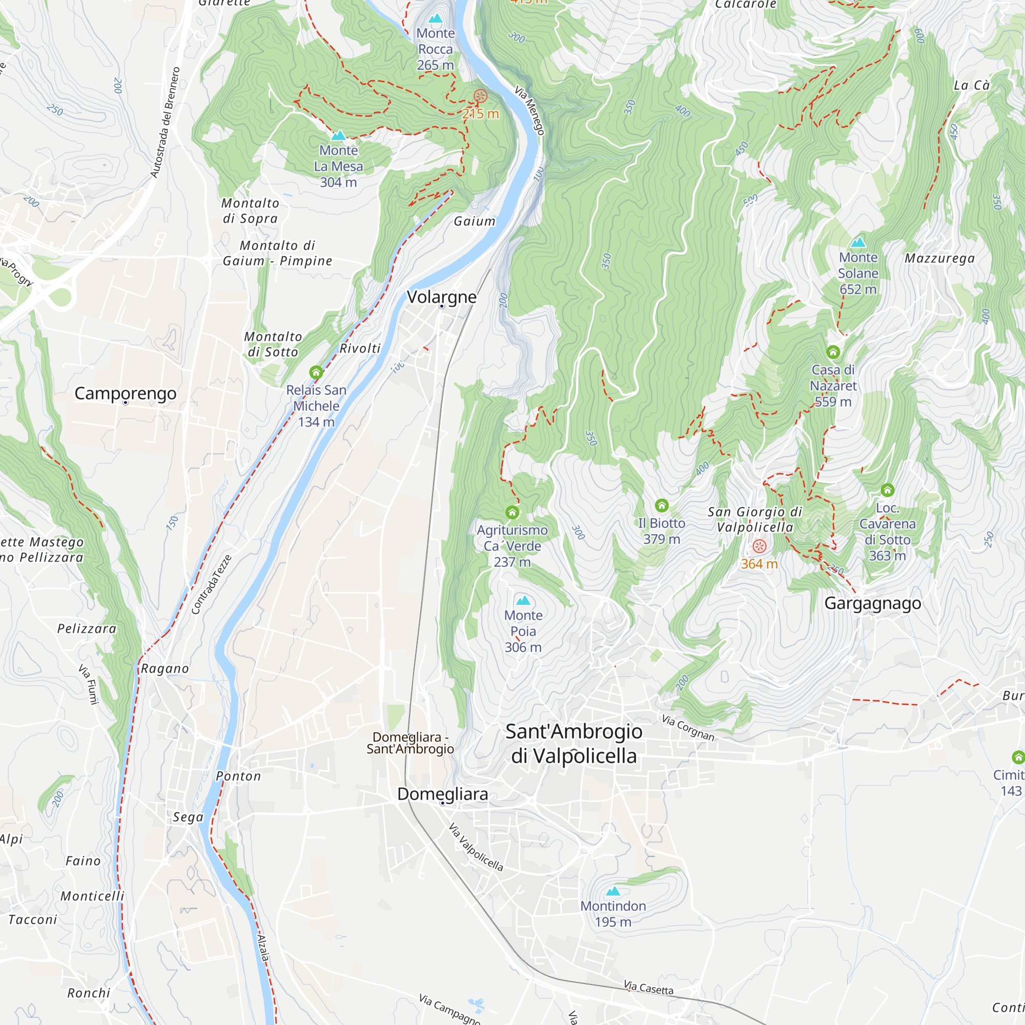 Agriturismo  Ca´Verde map