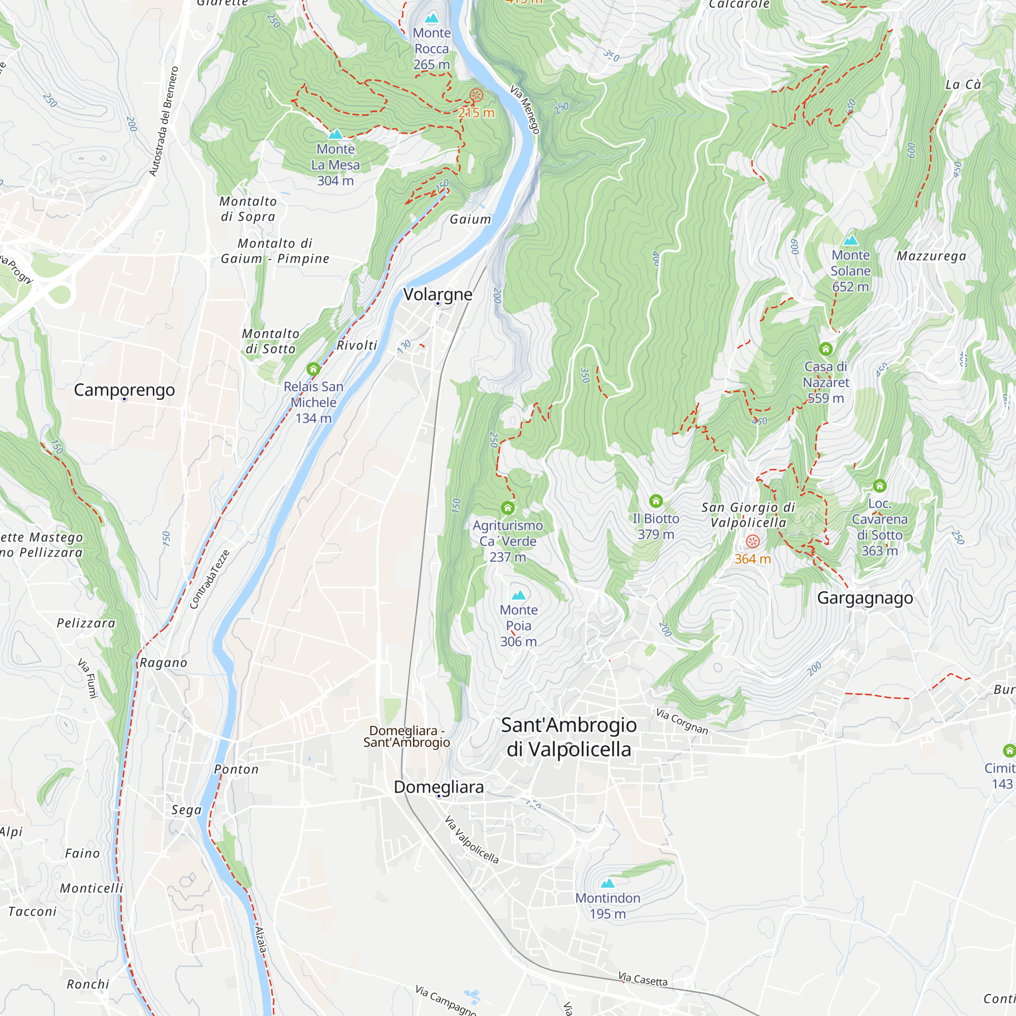 Agriturismo  Ca´Verde map