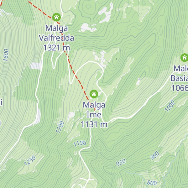Map of Malga Ime