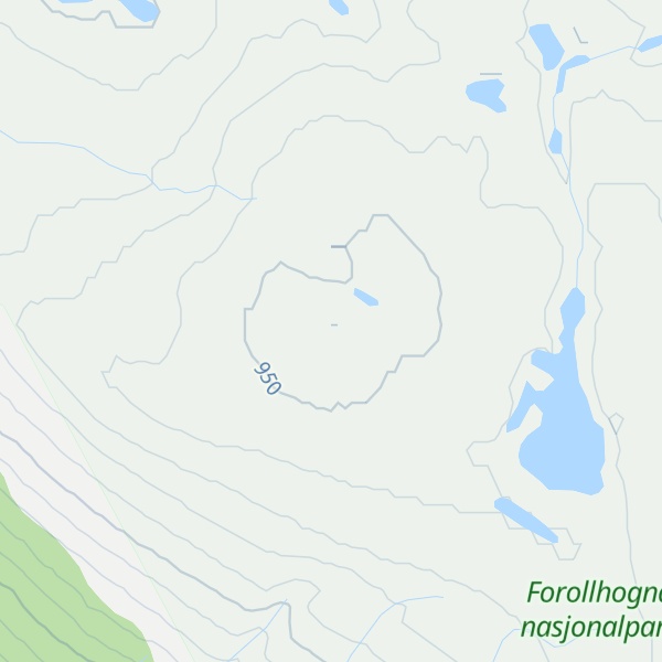 Map of Kappridarfjellet