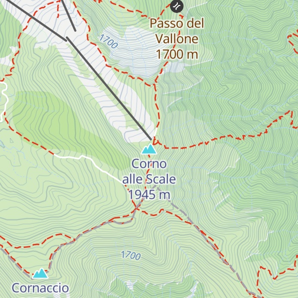 Map of Corno alle Scale