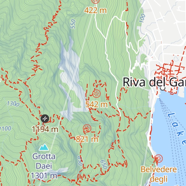 Map of Capanna Santa Barbara