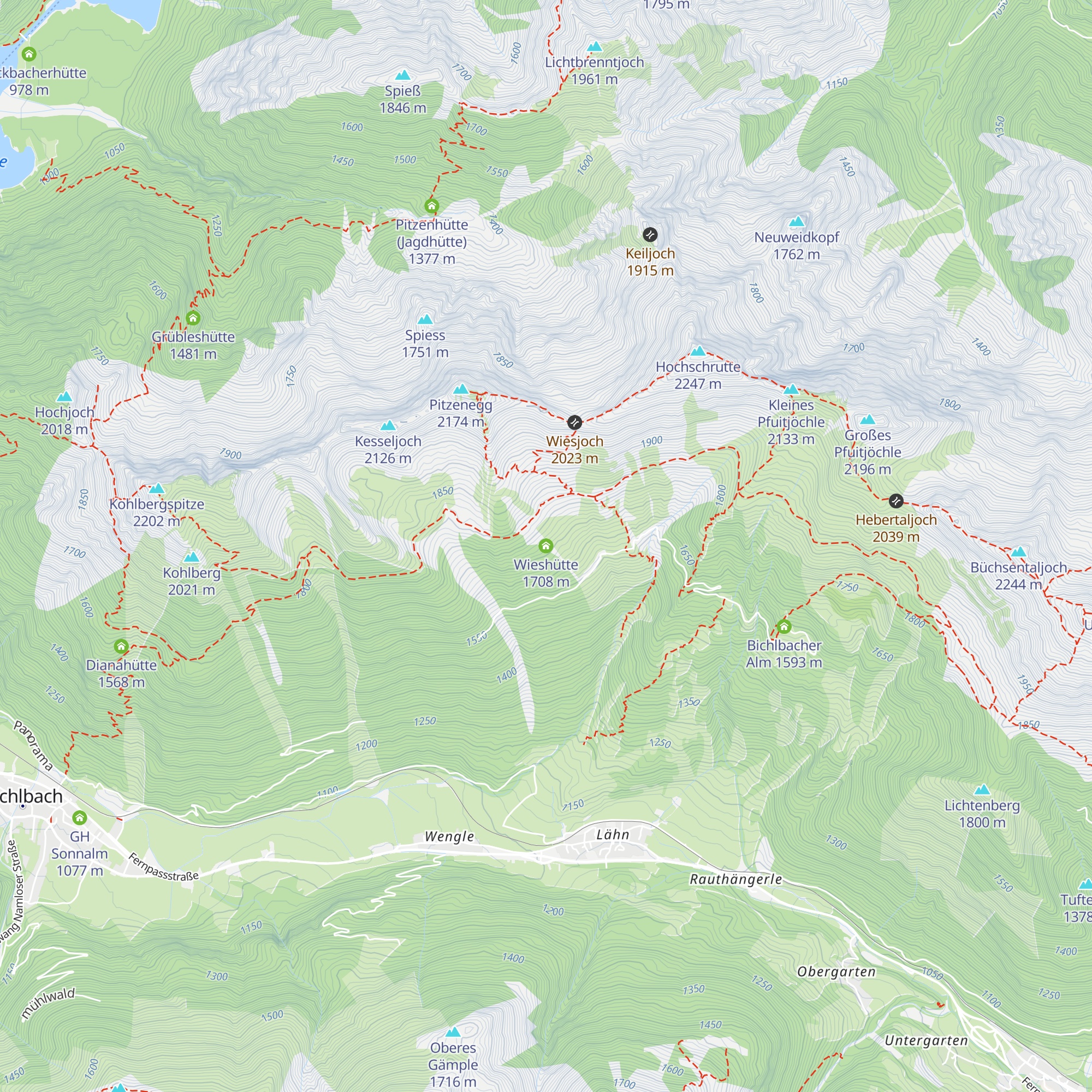 Wieshütte map