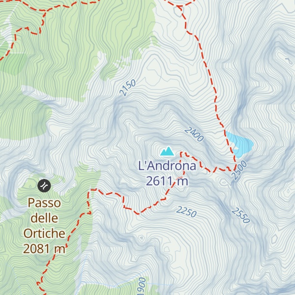 Map of Cima della Finestra