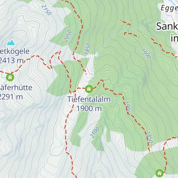 Map of Tiefentalalm