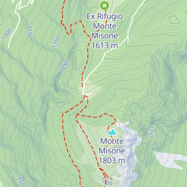 Map of Malga Misone