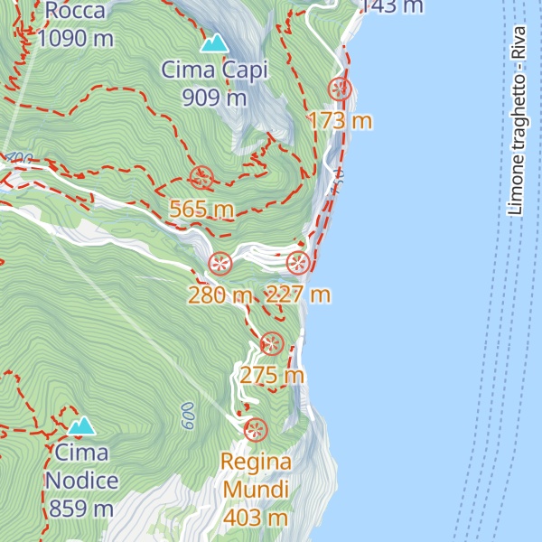 Map of Ponale Alto Belvedere