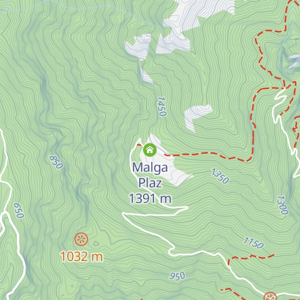 Map of Malga Plaz