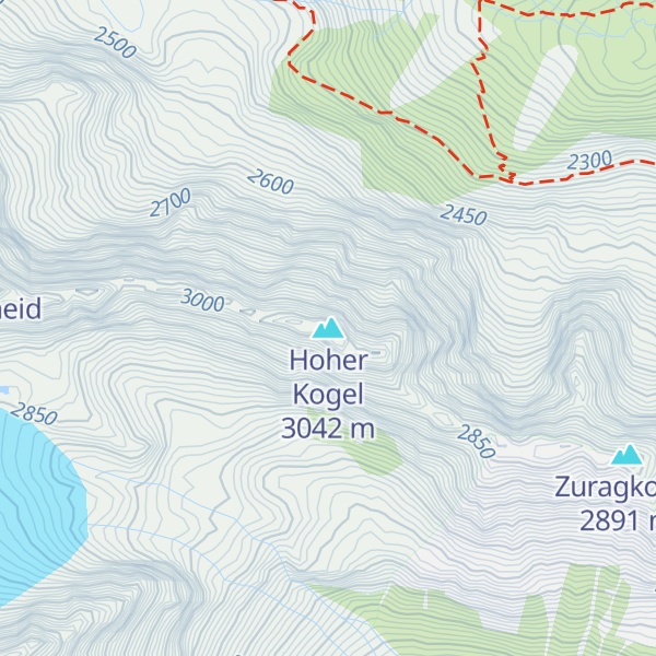 Map of Hoher Kogel
