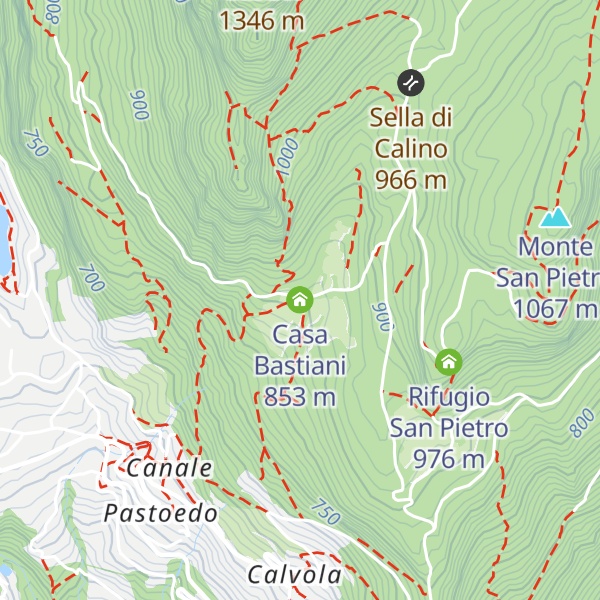 Map of Casa Bastiani