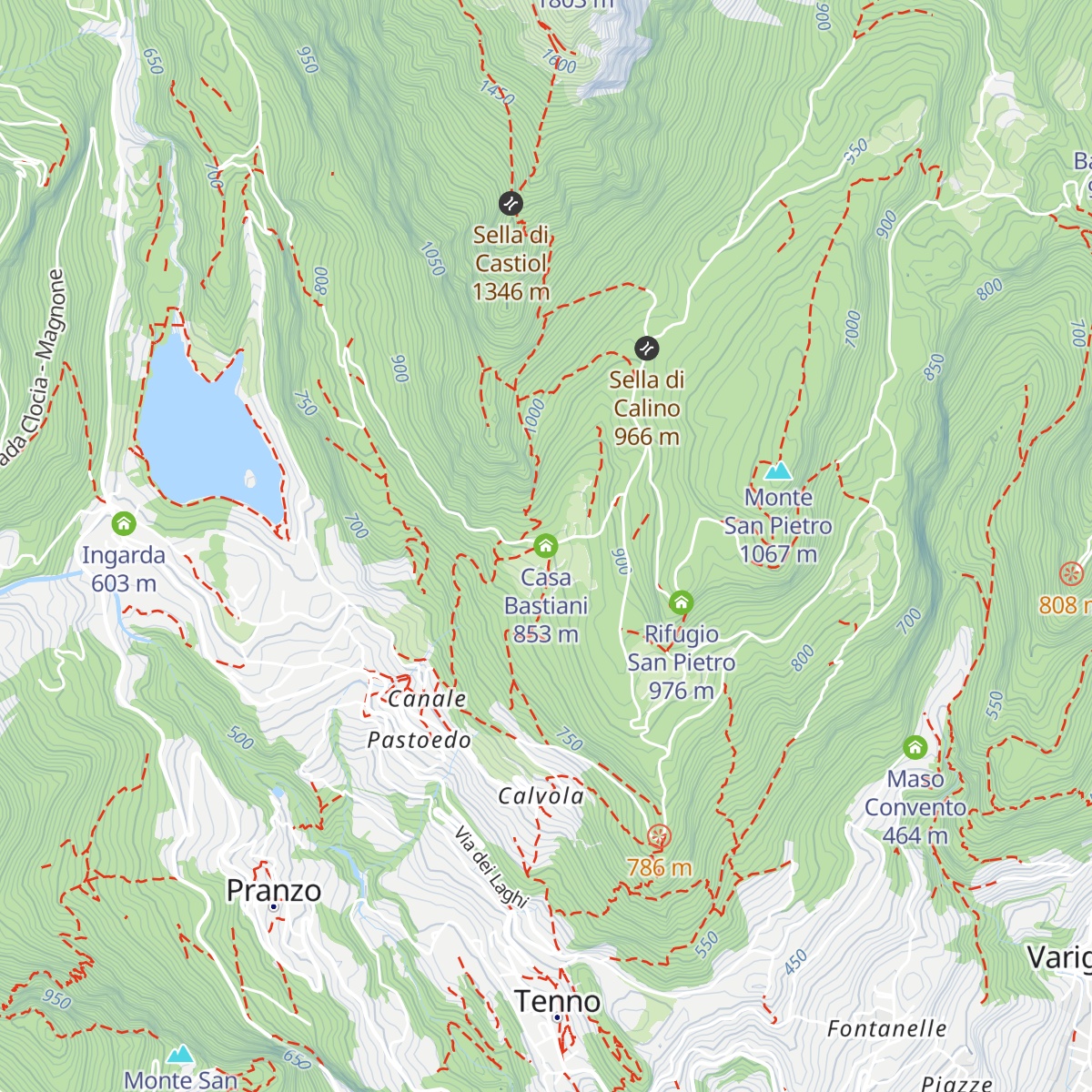Casa Bastiani map