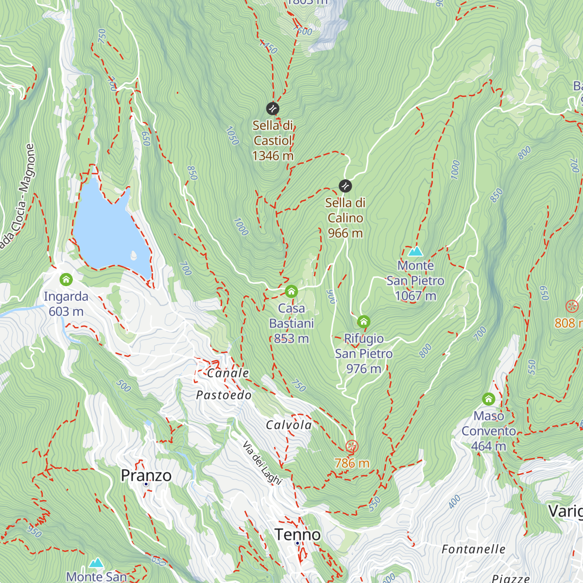 Casa Bastiani map