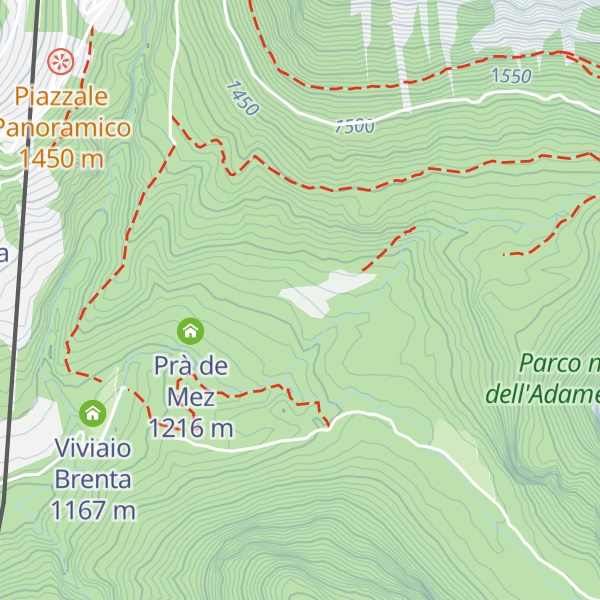Map of Malga Fratte