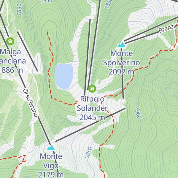 Map of Rifugio Alpe Daolasa 2045