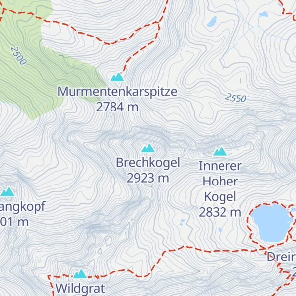 Map of Brechkogel