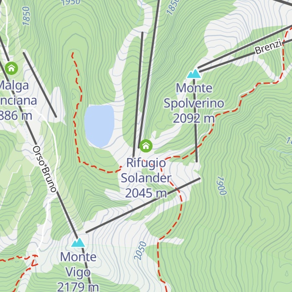 Map of Rifugio Solander