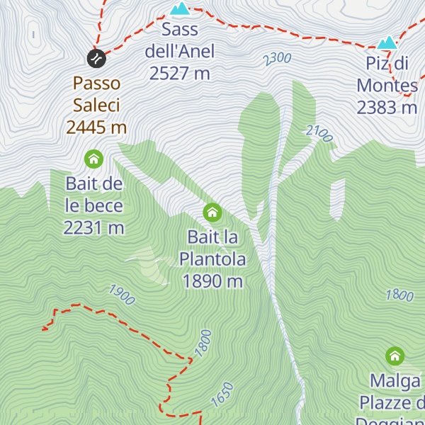 Map of Bait la Plantola