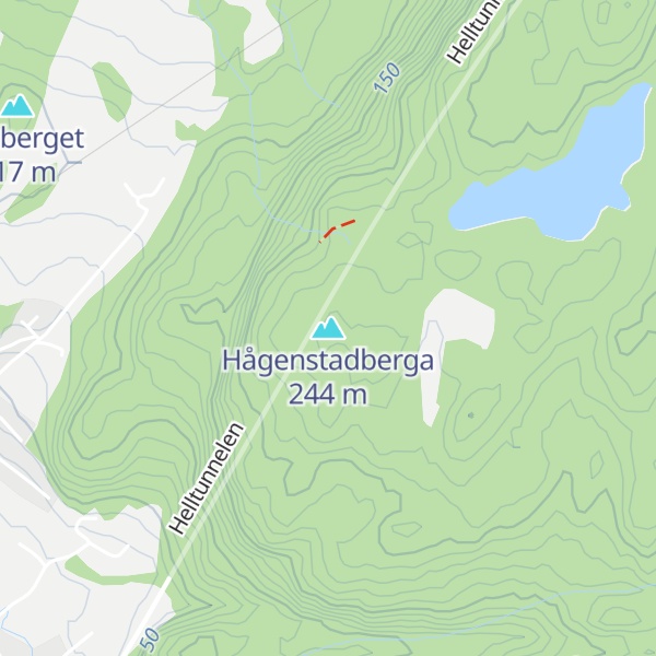 Map of Hågenstadberga