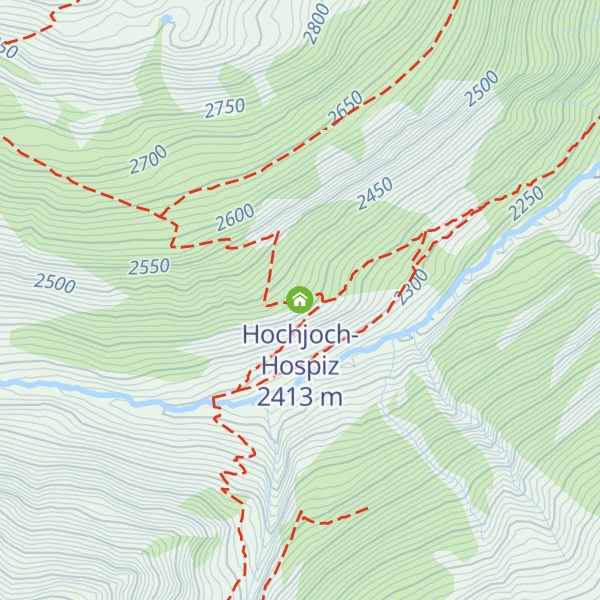 Map of Hochjoch-Hospiz