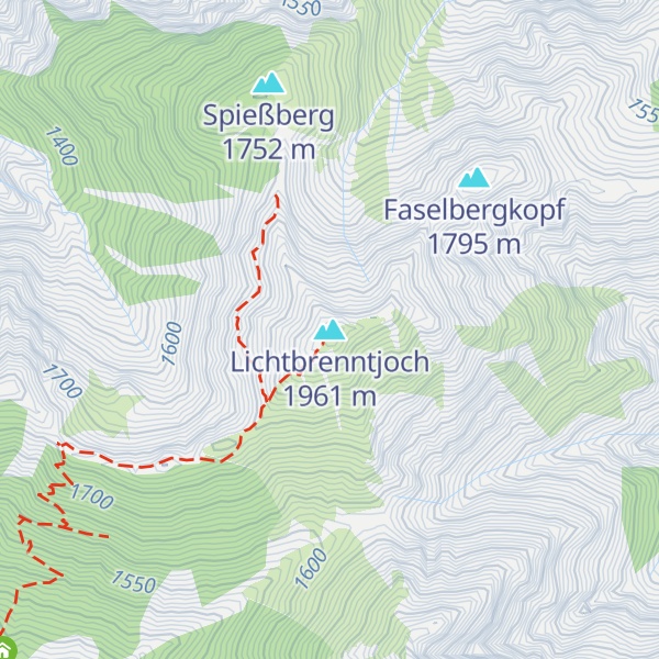 Map of Lichtbrenntjoch
