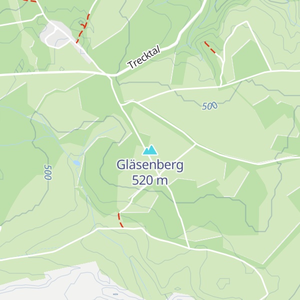 Map of Gläsenberg
