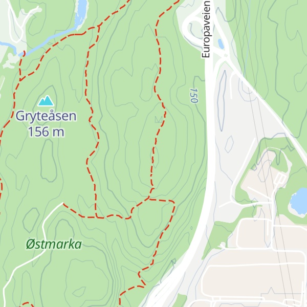 Map of Pinåsen