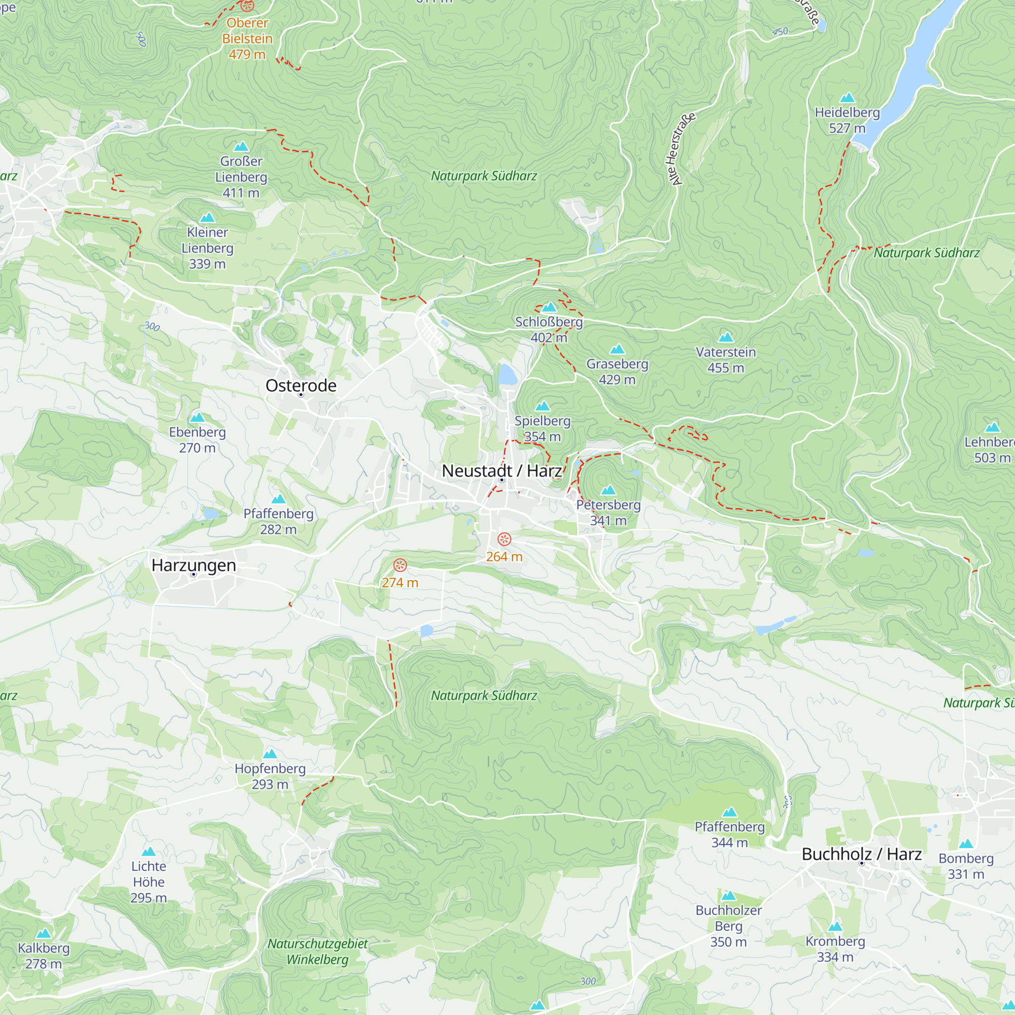 Tourismus-Information Harztor map