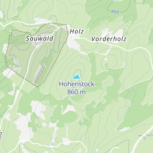 Map of Hohenstock