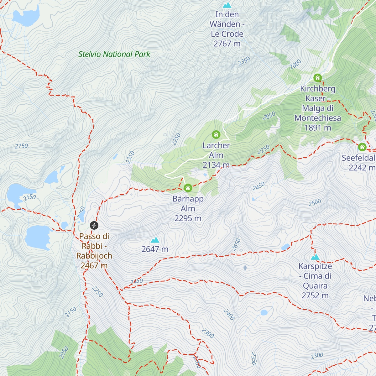Bärhapp Alm map