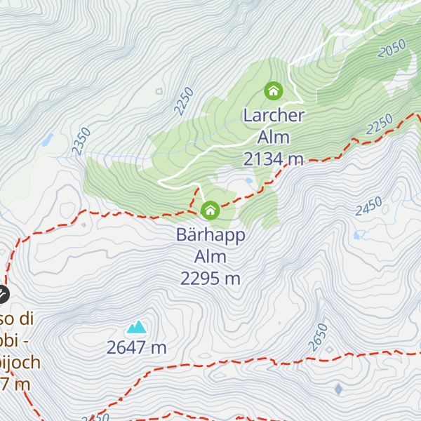 Map of Bärhapp Alm