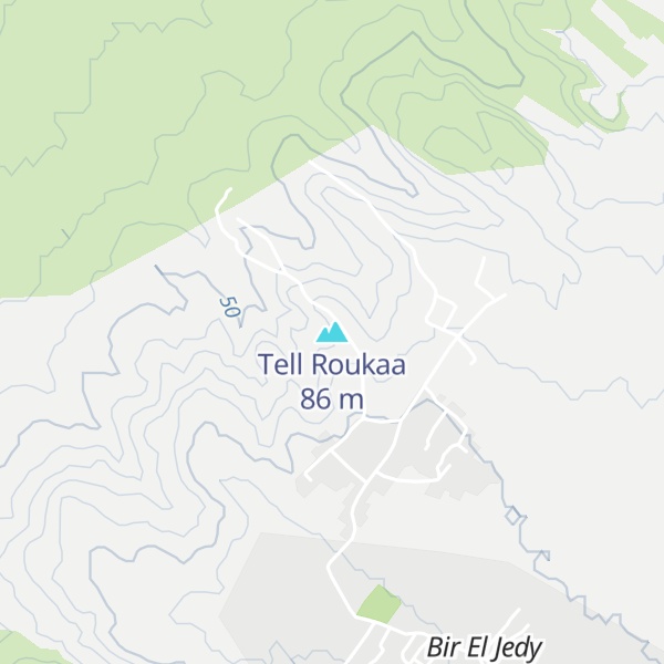 Map of Tell Roukaa