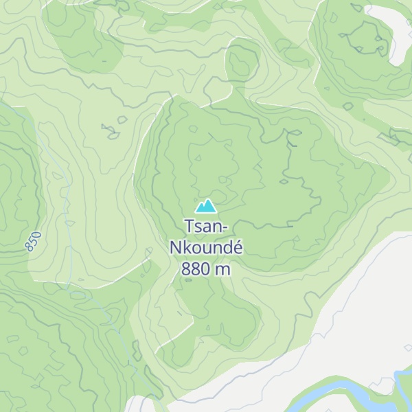 Map of Tsan-Nkoundé