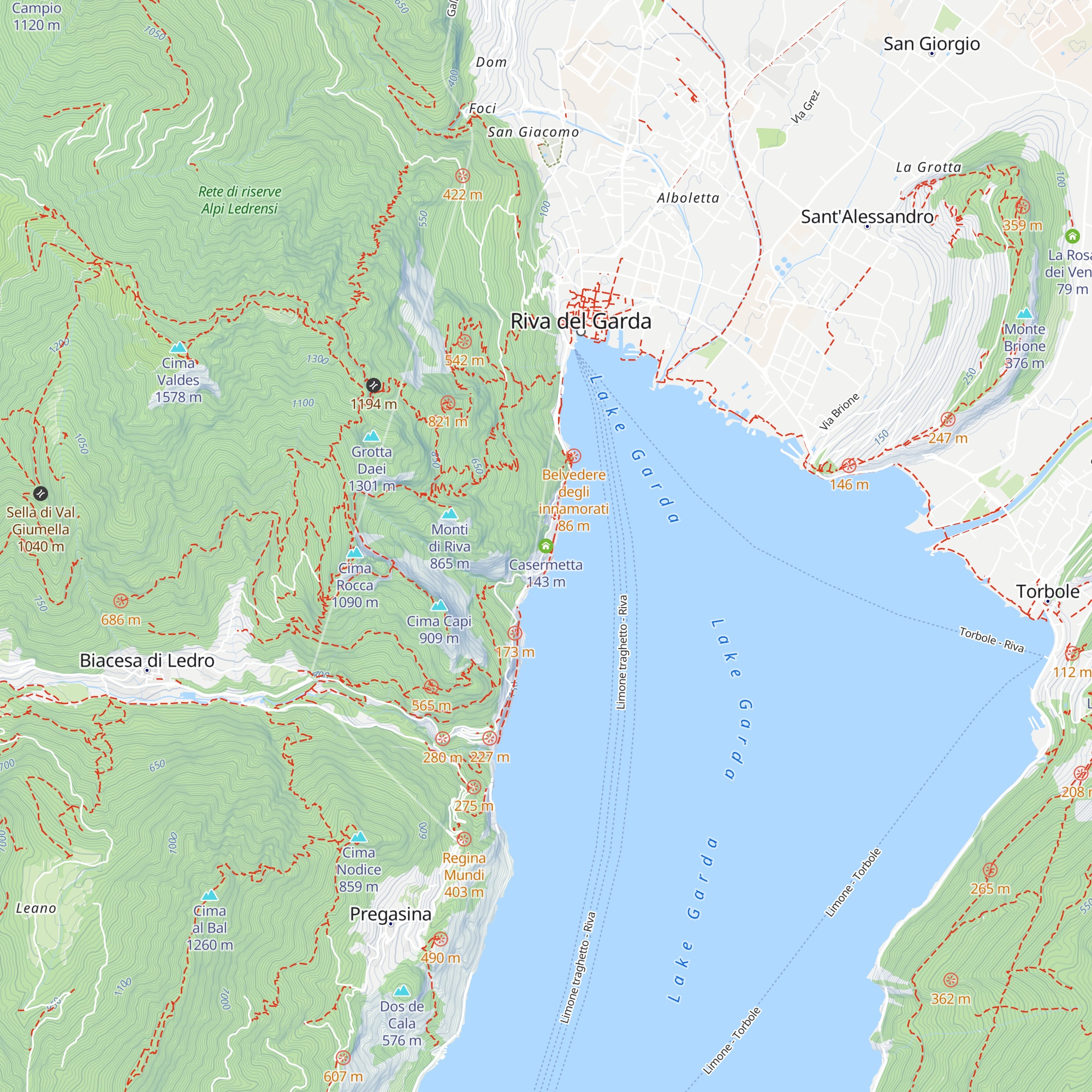 Casermetta map