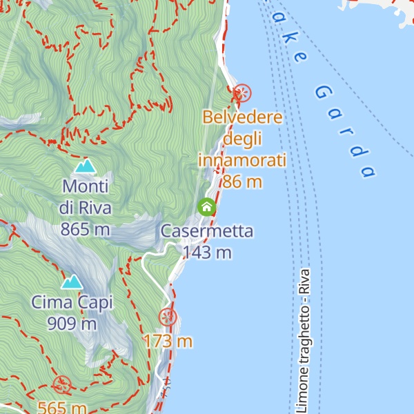 Map of Casermetta