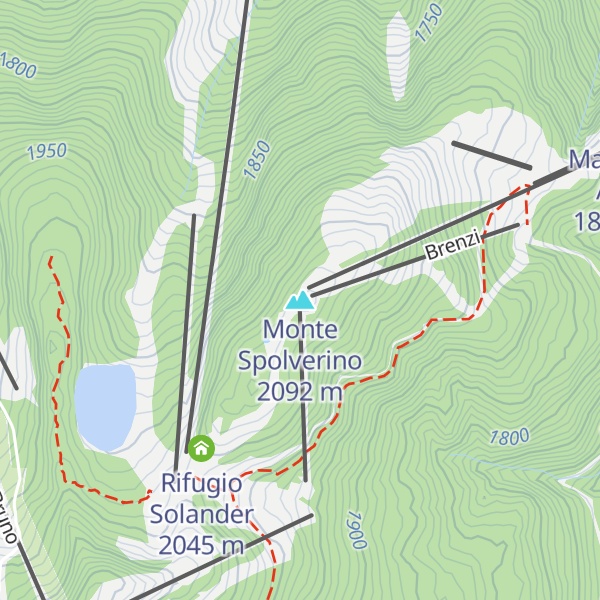 Map of Monte Spolverino