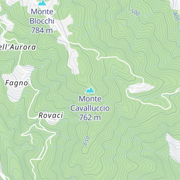Map of Monte Cavalluccio