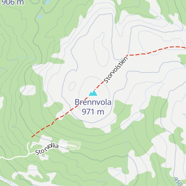 Map of Brennvola